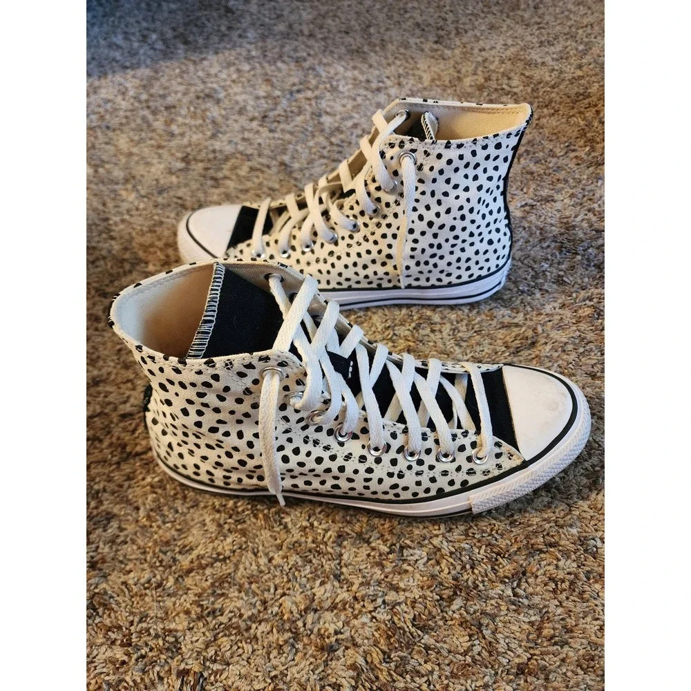 Converse Chuck Taylor All Star Dalmatian Spot Hi-Top Sneakers Women's 10